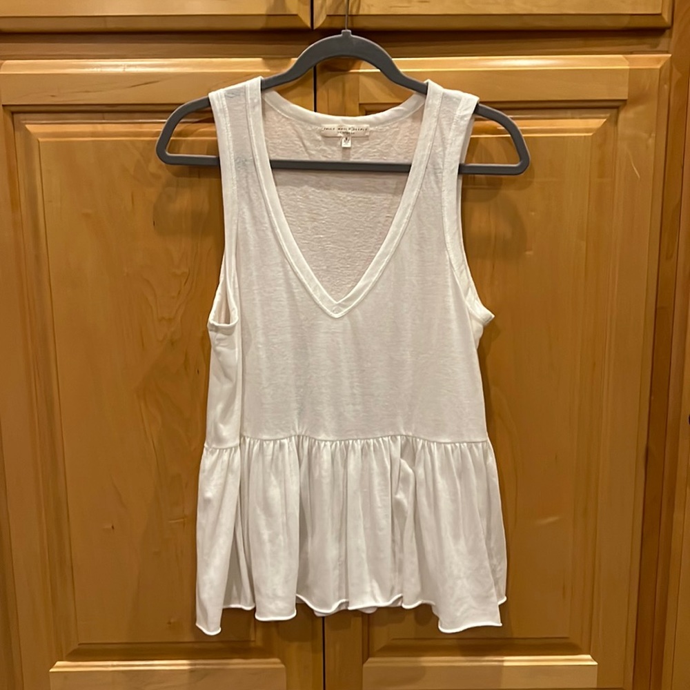 Truly Madly Deeply White Tank